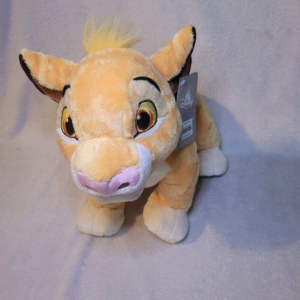 Lion King Simba Cub Plush Medium Stuffed Animal Doll Toy Disney Authentic NWT